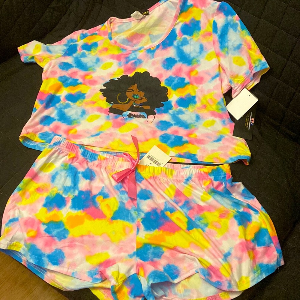 Two piece Tie Dye 3X set.